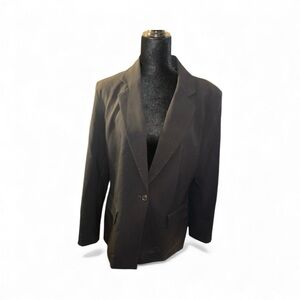 🔥 Ellen Tracy Women’s Black Blazer Dressy Sport’s Coat Size 14 🔥